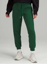 Lululemon Scuba High-Rise Jogger Pants Everglade Green Athleisure Women’s Size 4 Photo 0