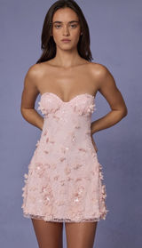 Oh Polly Mini Dress Embellished Photo 0