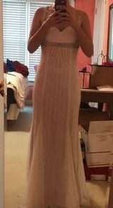 Sean Collection White beaded mermaid gown Photo 0