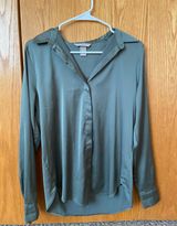 H&M Button Up Silky Shirt Photo 0