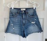 Abercrombie & Fitch Curve Love High Rise 4” inch Jean short size 26/2. Photo 0