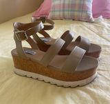Steve Madden Tan Wedge Sandal Photo 0