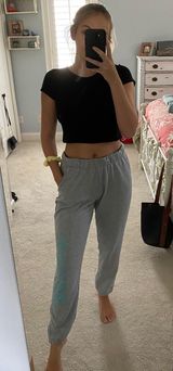 Grey And Blue Sweatpants Photo 0