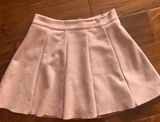 Princess Polly Pink Suede Skirt Photo 0