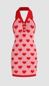 Cider Knitted Halter Dress Photo 0