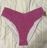 PINK Victoria’s Secret Sparkly Bikini Bottoms Photo 0