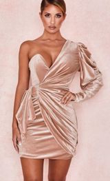 House Of CB Dress, Pink Velvet Photo 0