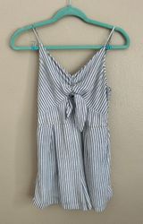 Pinstripe Romper Photo 0