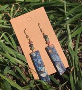 Handmade Blue Jasper Earrings Photo 0
