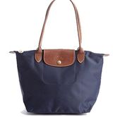 Longchamp Nylon Navy Blue Bag Photo 0