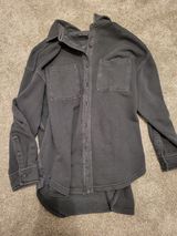 Aerie Button Up Sweatshirt Jacket | Loungewear Essential Photo 0