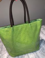 Neiman Marcus Green Tote Bag Photo 0