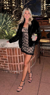 Lace Mini Dress Photo 0