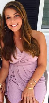 envelope wrap front romper Pink Size M Photo 0