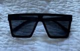 Black Party Sunglasses Wide Frame Photo 0