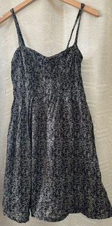 Converse  fit & flare spaghetti strap black & white dress Photo 0