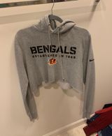 Bengals Cropped Hoodie Size M Photo 0