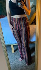 Boho Flare Pants Multiple Size M Photo 0