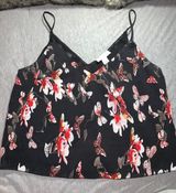 Cute Black And Floral Shirt Multiple Size M Photo 0