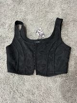 Cider Black Corset Top Photo 0