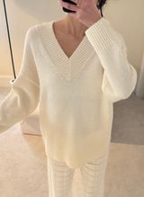 Mango White Sweater Photo 0