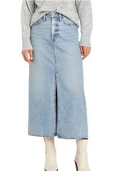 Denim Midi Skirt Photo 0