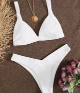 SheIn White Swim Set Photo 0