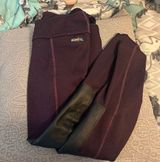 Dark purple and black Kerrit breeches Photo 0