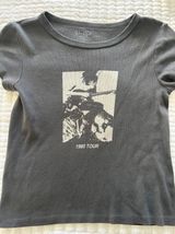 Brandy Melville graphic baby tee one size Photo 0