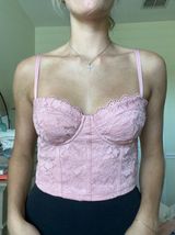 Pink Corset Top Size M Photo 0