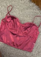 Cotton Candy LA Pink Corset Top Photo 0