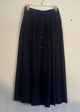Sarah Chapman lightweight long pleated skirt Blue Size 8 Photo 0