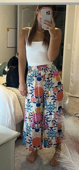 Patterned flowy pants Photo 0
