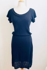 Ashley Stewart WOMENS LADIES  DRESS OUTFIT Black Crew Neck - Plus Size 1X Sheath Photo 0