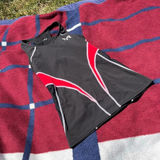 TYR tank top with a back pocket 
Women’s size small S
Color: red black Photo 0