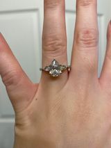 Sterling Silver Pear Ring Photo 0