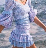 Floral Dress Purple Size XS Photo 0