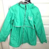 Charles River Apparel Chi Omega Rain Jacket Photo 0