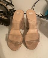Heels Tan Size 5.5 Photo 0