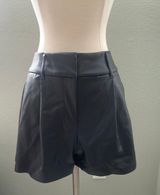 Faux Leather Shorts Photo 0