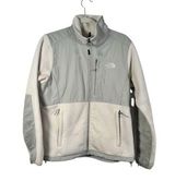 North Face ANLP White Denali Fleece Jacket Full Zip FLAW Womens Size Medium Photo 0