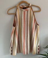 W5 Boho Anthropology  Halter Tank Top Photo 0