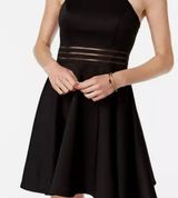Black halter party dress Photo 0