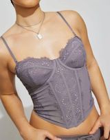 Grey Corset Top Photo 0