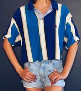 Vintage Crop Top Blue Size XL Photo 0