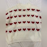 Macy's  heart knit sweater Photo 0