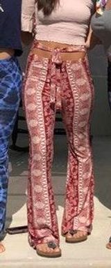 Forever 21 Orange Hippie Pants Photo 0