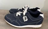 Footjoy Sport Retro 92387 Womens Navy Spikeless Golf Shoes Size 9M EUC Photo 0