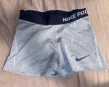Nike Pro Grey Spandex Shorts Photo 0
