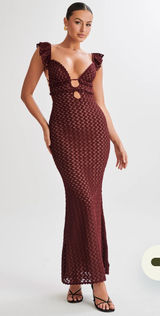 Meshki Ezra Lace Maxi Dress Photo 0